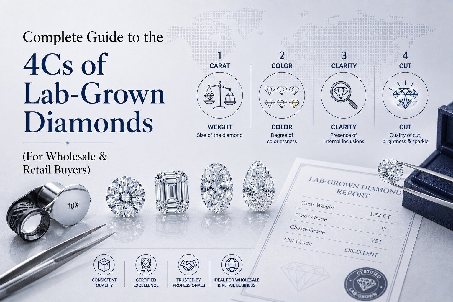 Wholesale Fancy Colored Lab-Grown Diamonds: Complete Guide to Follow